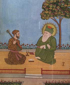 Air Khusro with Nizamuddin Auliya