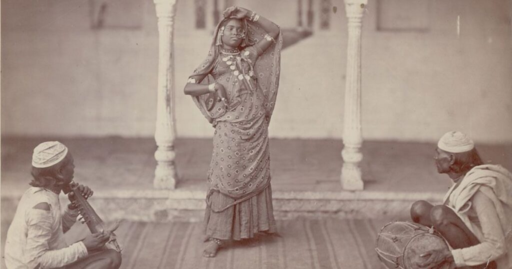 Nautch girls in British India